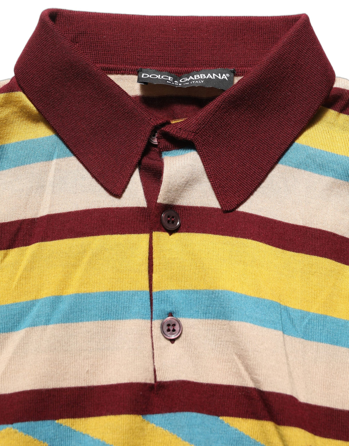 Dolce & Gabbana Mehrfarbiger Pullover aus Kaschmirstrick