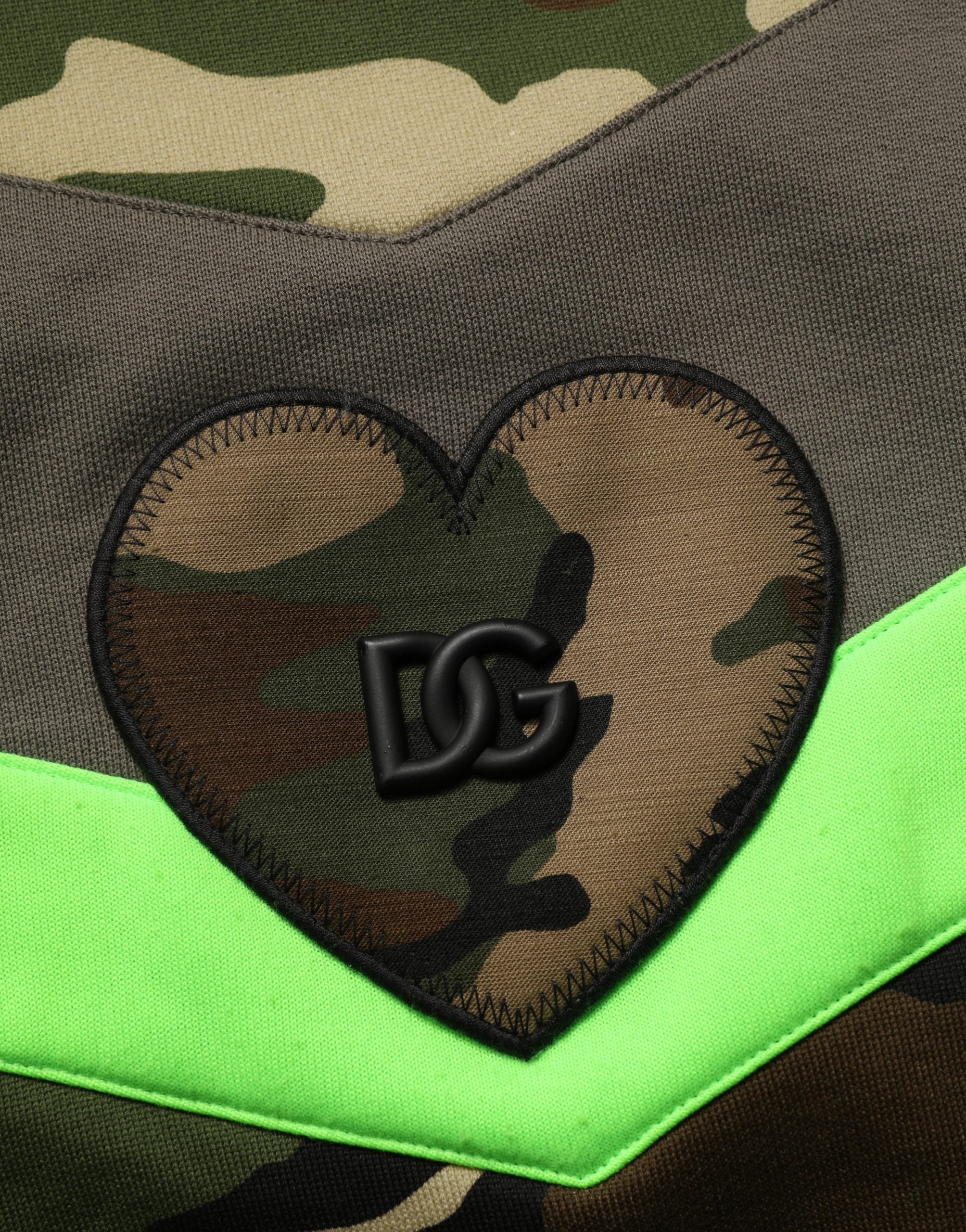 Dolce & Gabbana Mehrfarbiger Camouflage-Pullover für Herren