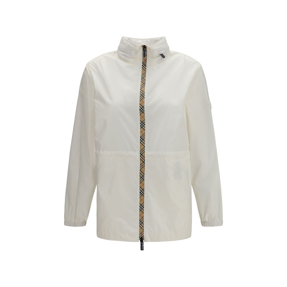 Burberry Weiße Jacke aus Polyamid