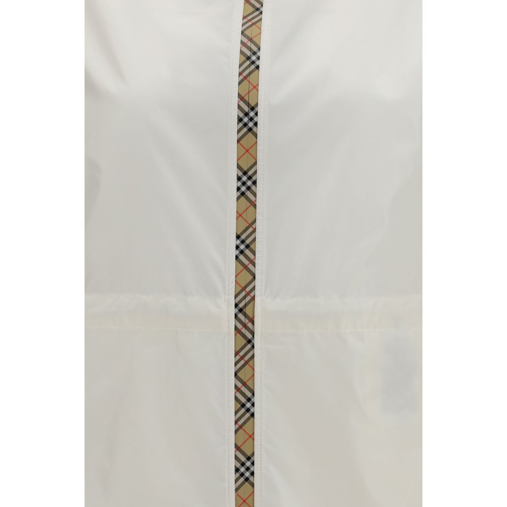 Burberry Weiße Jacke aus Polyamid