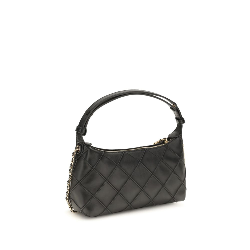 Tory Burch Schwarze Kalbsleder Bos Taurus Handtasche