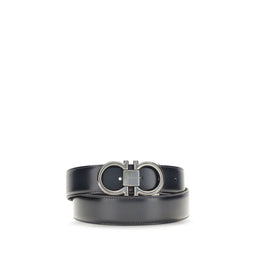 Ferragamo Blauer Kalbsleder Bos Taurus Regular Gürtel