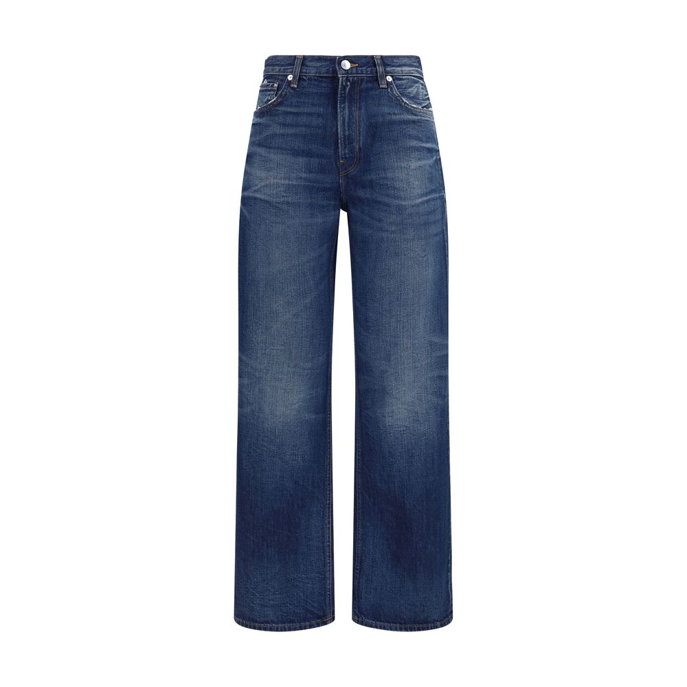 Haikure Blaue Baumwolljeans Denim
