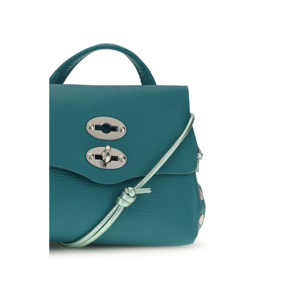 Zanellato Bicolor Calf Leather Bos Taurus Schultertasche