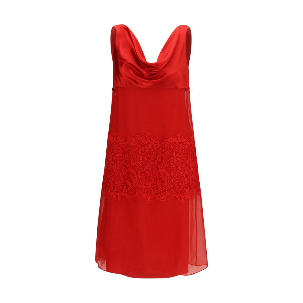 Ferragamo Multicolor Silk Casual Dress