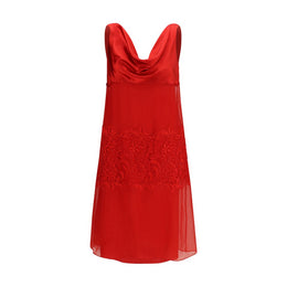 Ferragamo Multicolor Silk Casual Dress