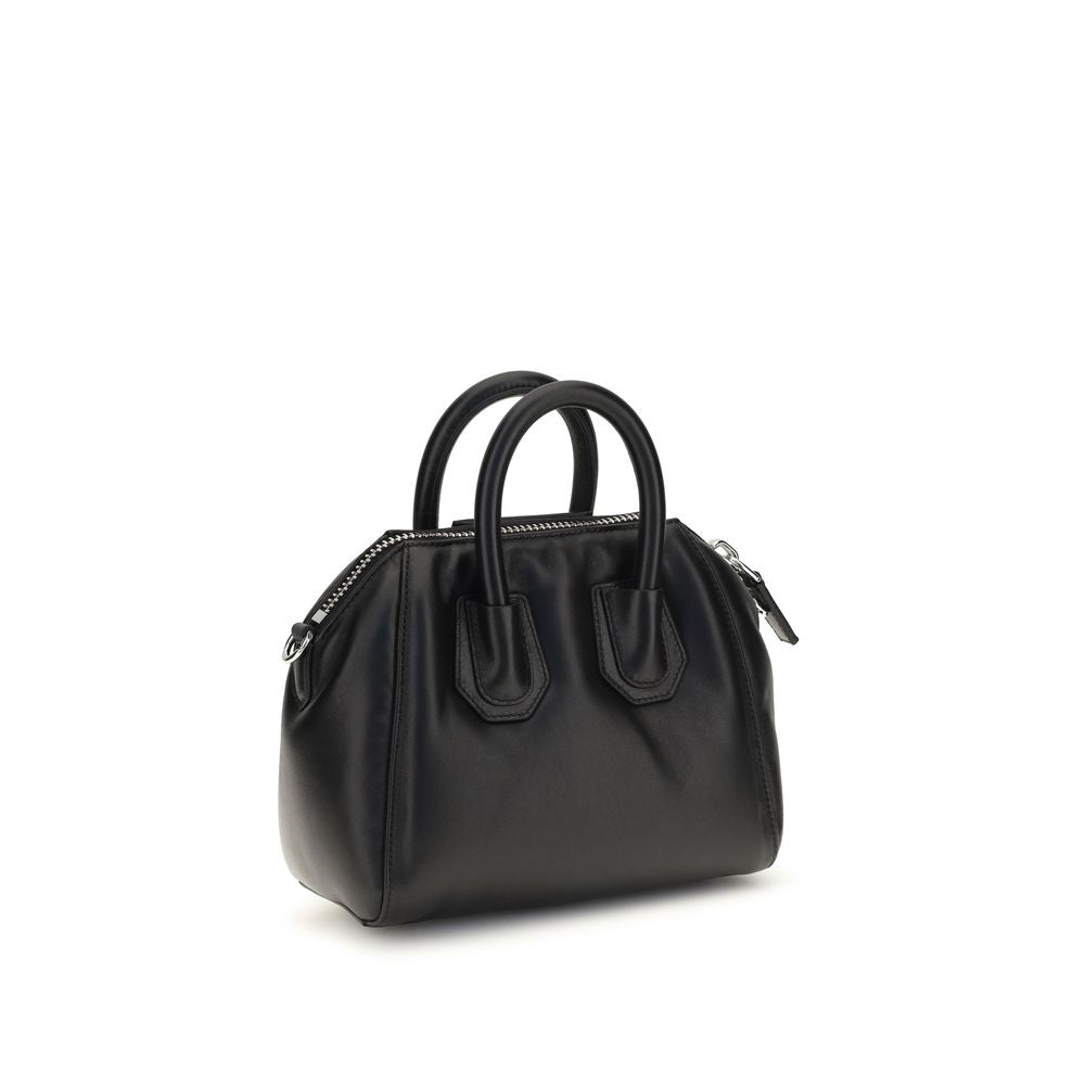 Givenchy Schwarze Lammleder Schultertasche Ovis Aries Aries