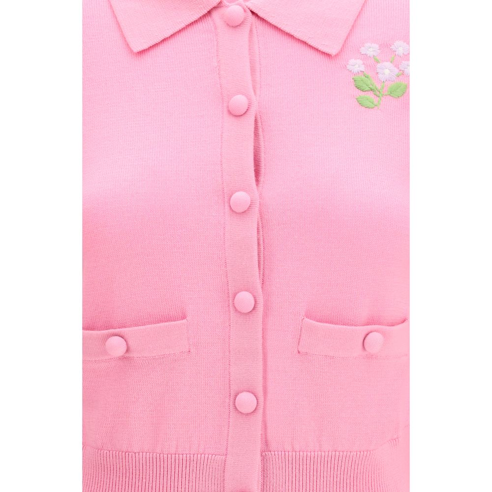 Self-Portrait Mehrfarbige Strickjacke aus Wolle Oves Aries