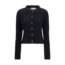 Our Legacy Schwarzes Alpaka Vicugna Pacos Poloshirt