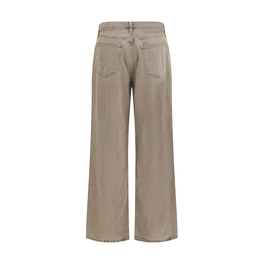Agolde Braune Baumwollhose für die Freizeit