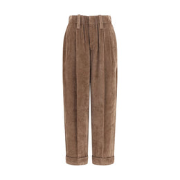 Brunello Cucinelli Braune Viskose-Freizeithose