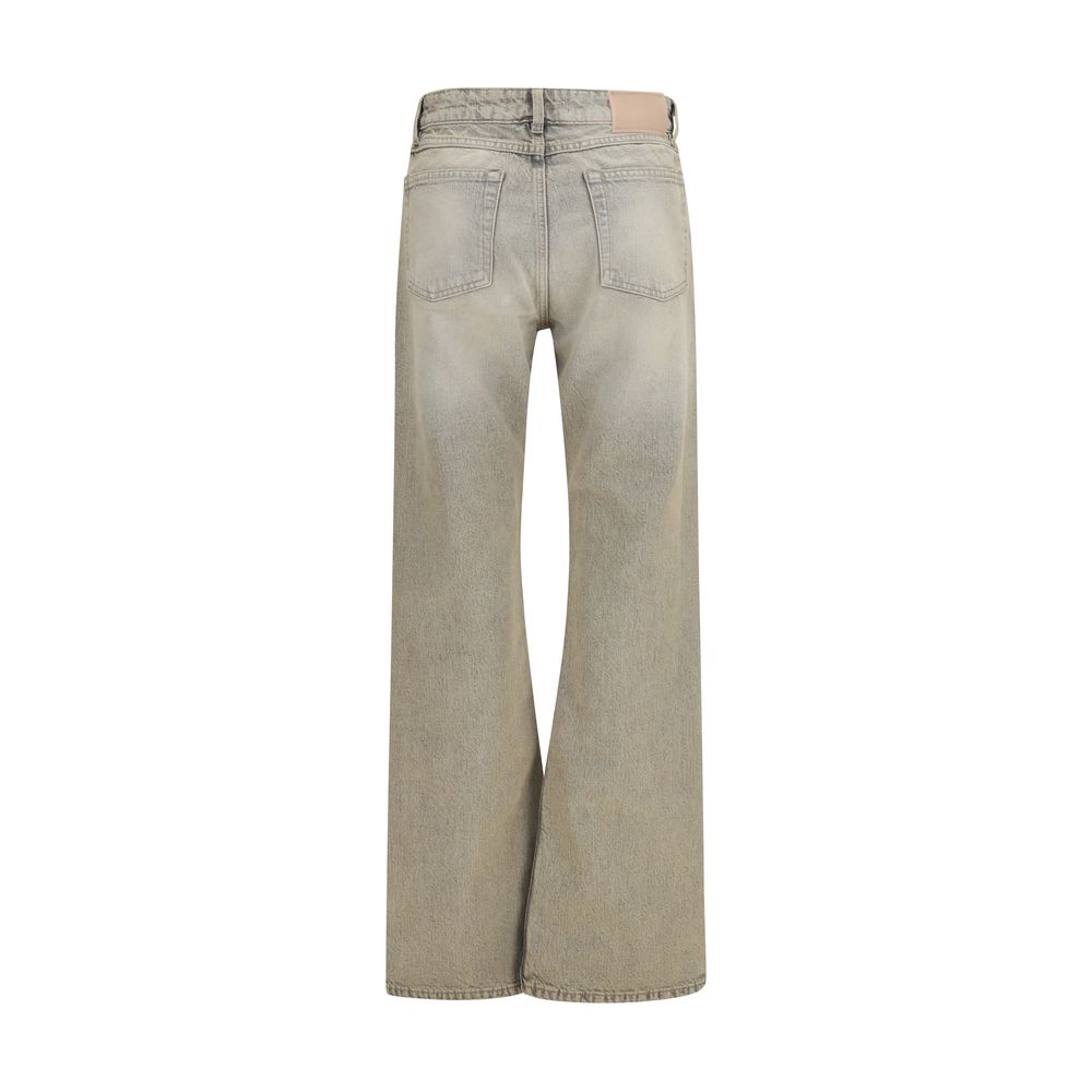 Our Legacy Graue Jeans aus Baumwolle im geraden Schnitt