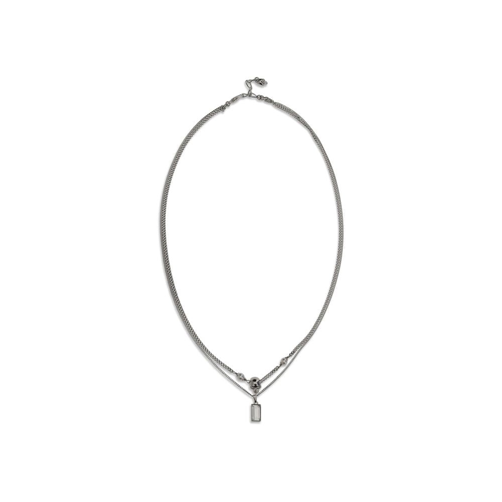 Alexander McQueen Halskette aus Silbermessing