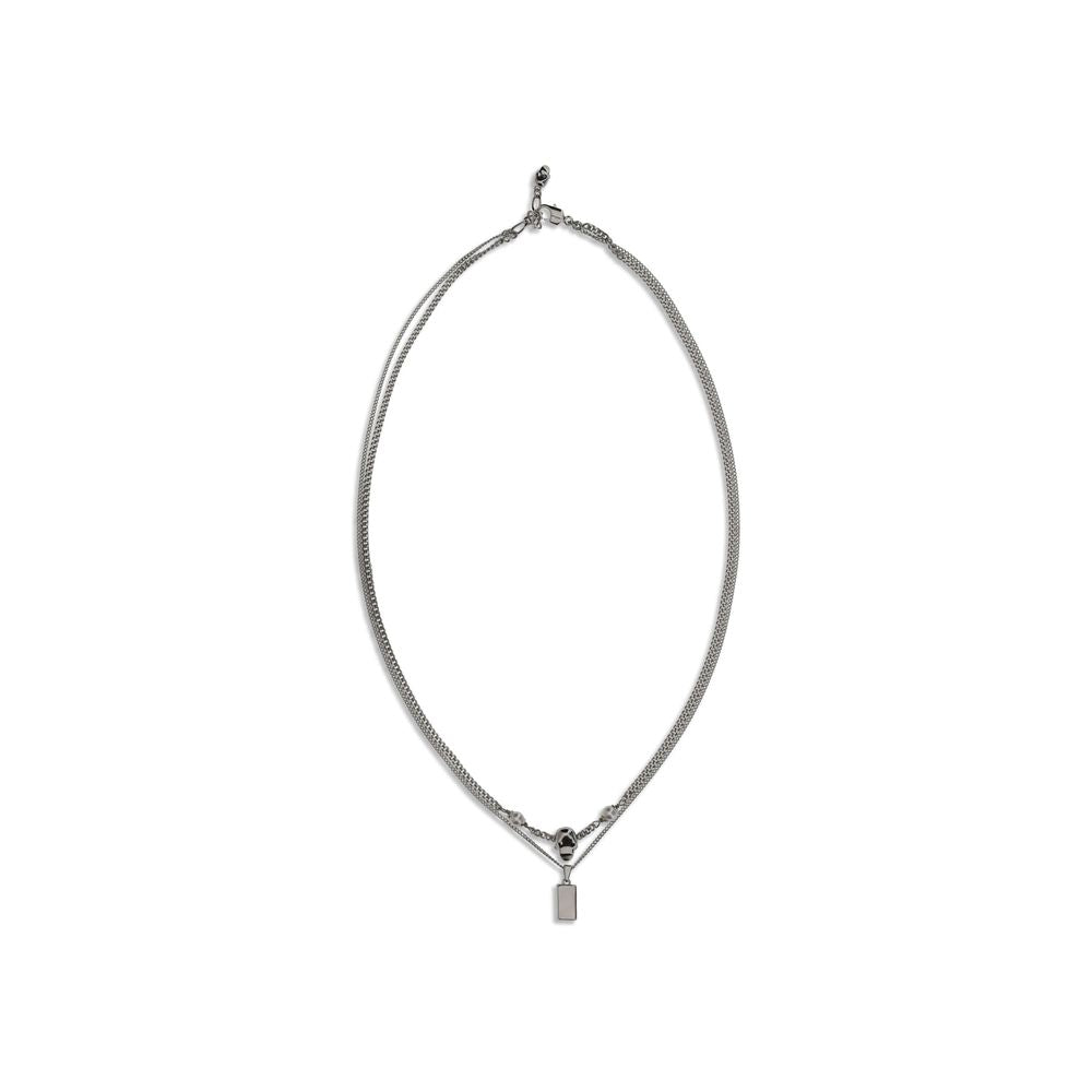 Alexander McQueen Halskette aus Silbermessing