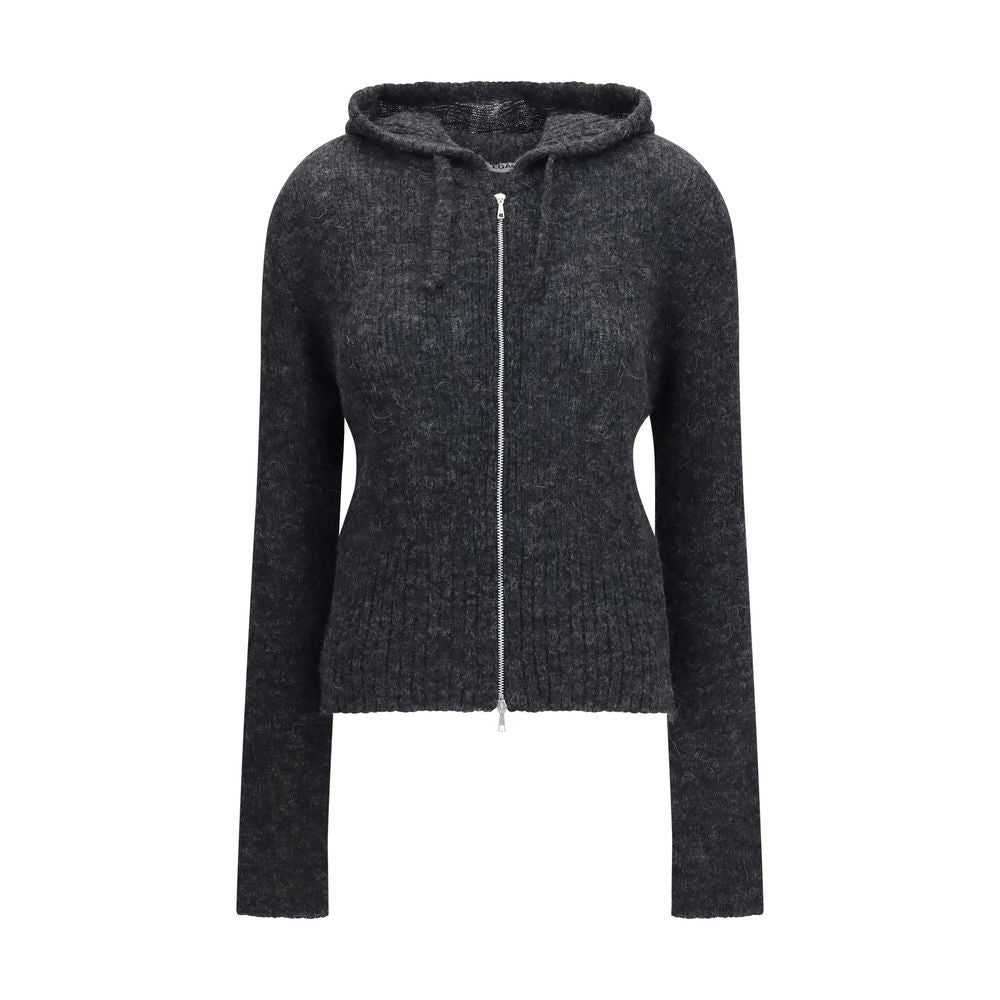 Our Legacy Grauer Kapuzenpullover aus Alpaka (Vicugna Pacos)