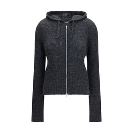 Our Legacy Grauer Kapuzenpullover aus Alpaka (Vicugna Pacos)