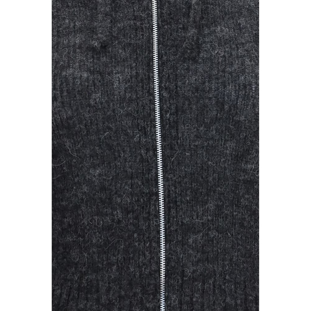 Our Legacy Grauer Kapuzenpullover aus Alpaka (Vicugna Pacos)