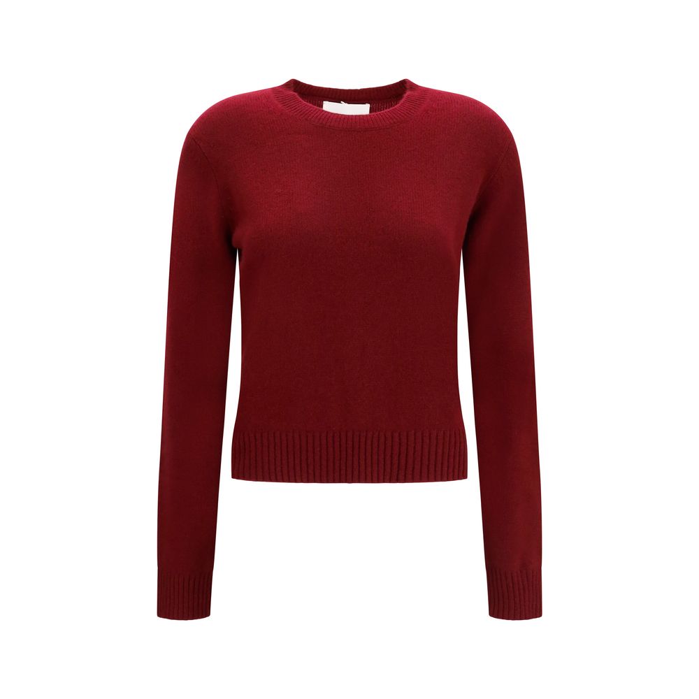Lisa Yang Kaschmirpullover in Bordeaux