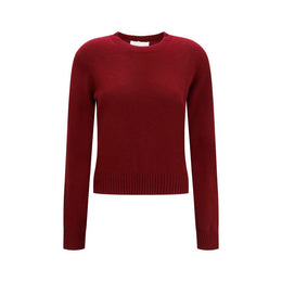 Lisa Yang Kaschmirpullover in Bordeaux
