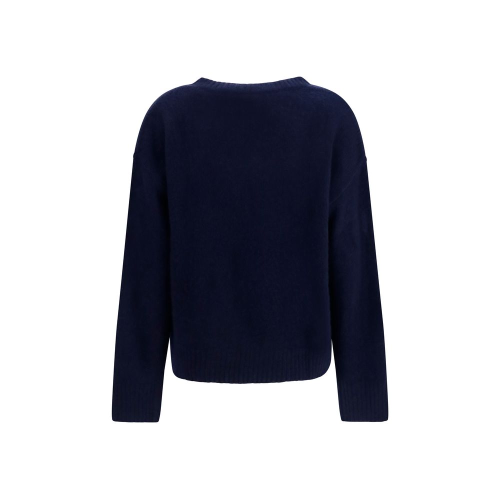Lisa Yang Blauer Kaschmir-Pullover