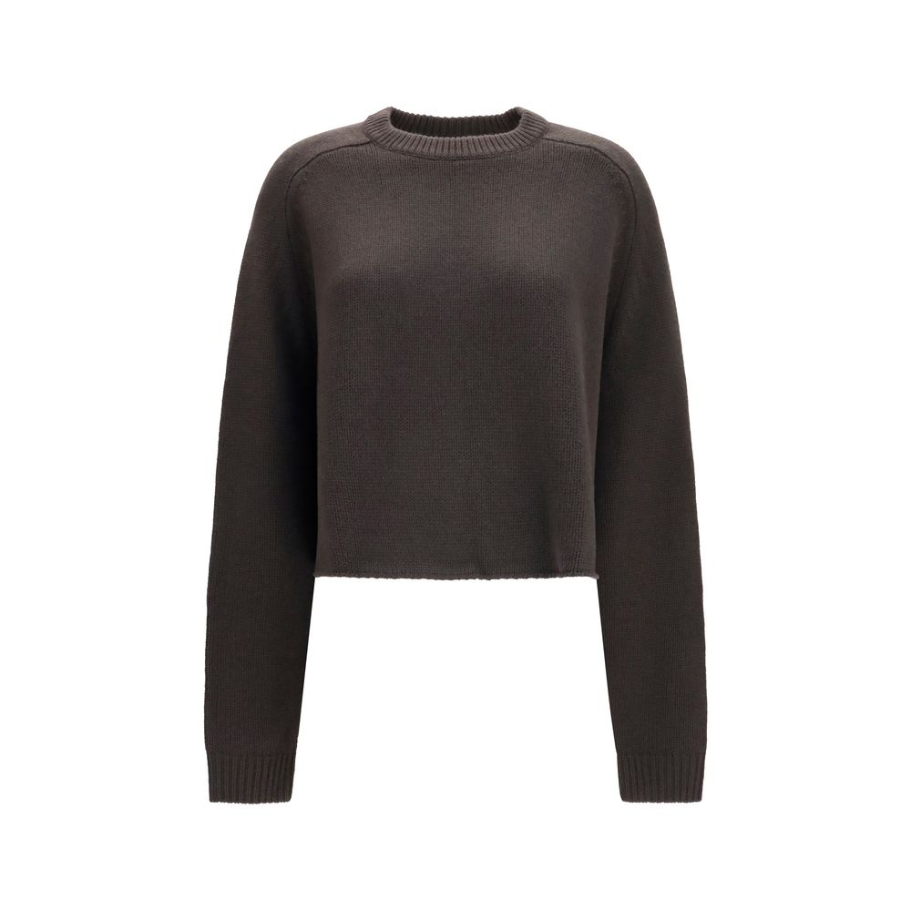 Lisa Yang Brauner Kaschmirpullover