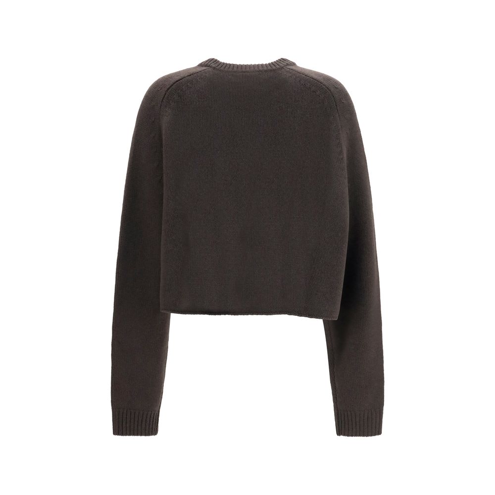 Lisa Yang Brauner Kaschmirpullover