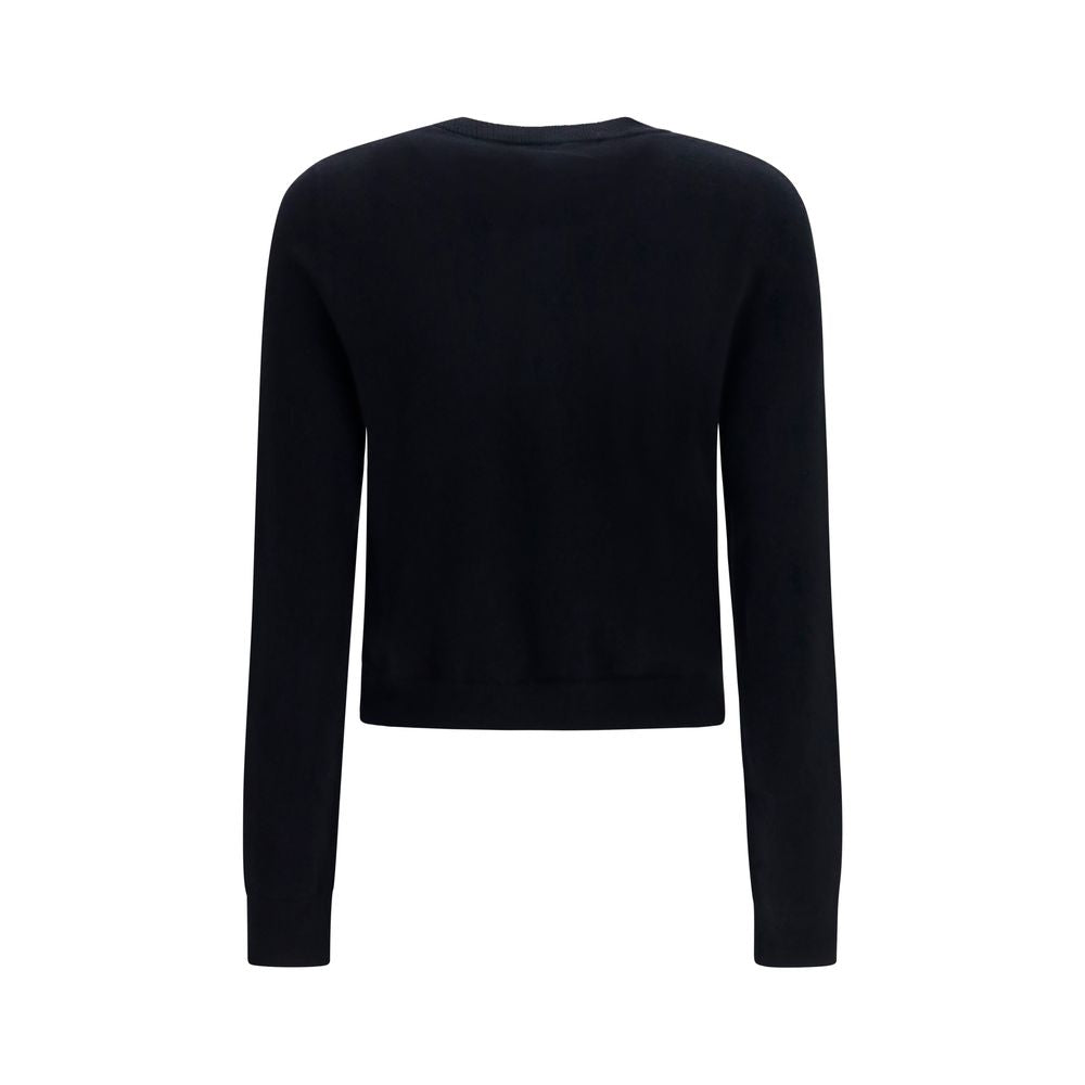 Lisa Yang Schwarzer Kaschmir-Pullover