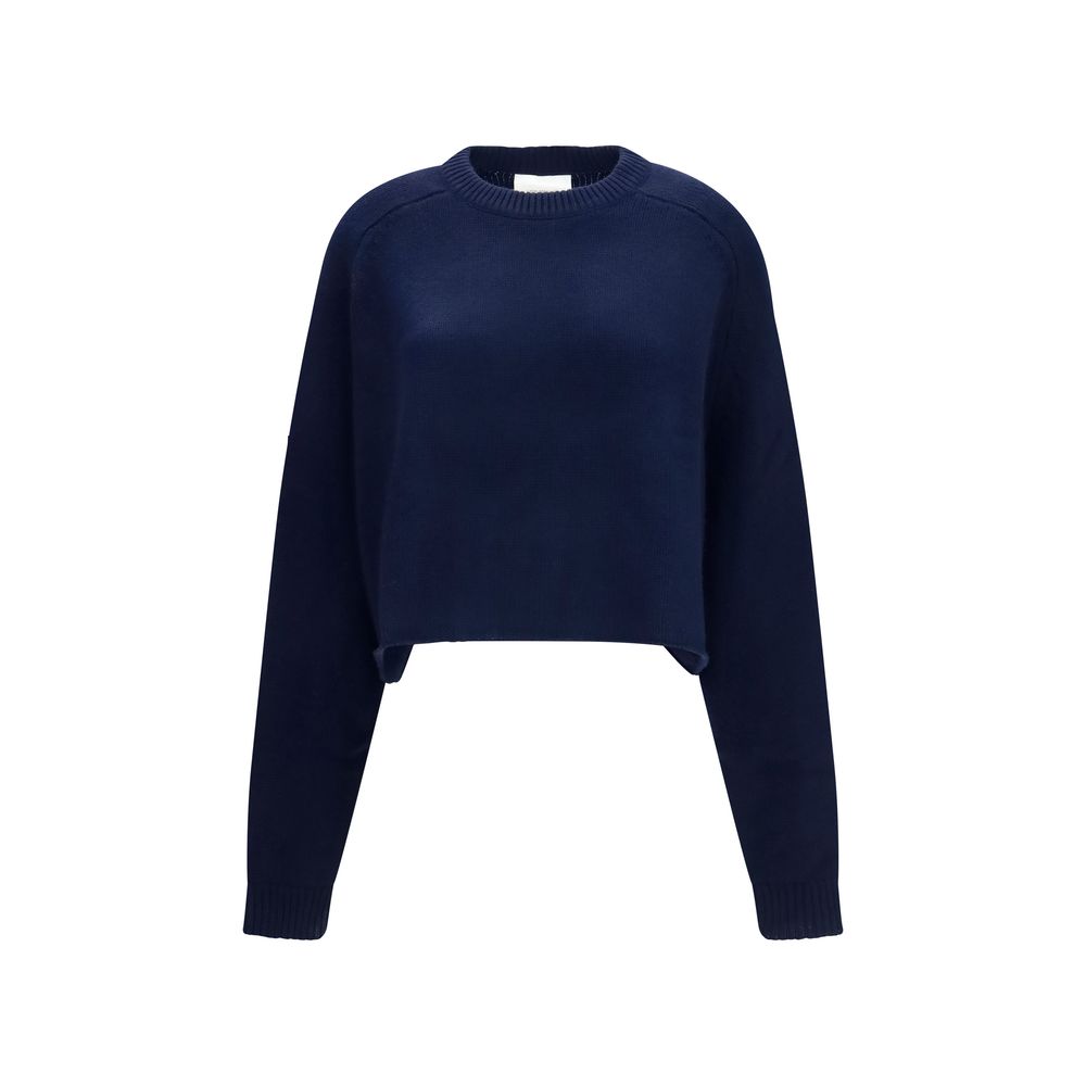 Lisa Yang Blauer Kaschmirpullover