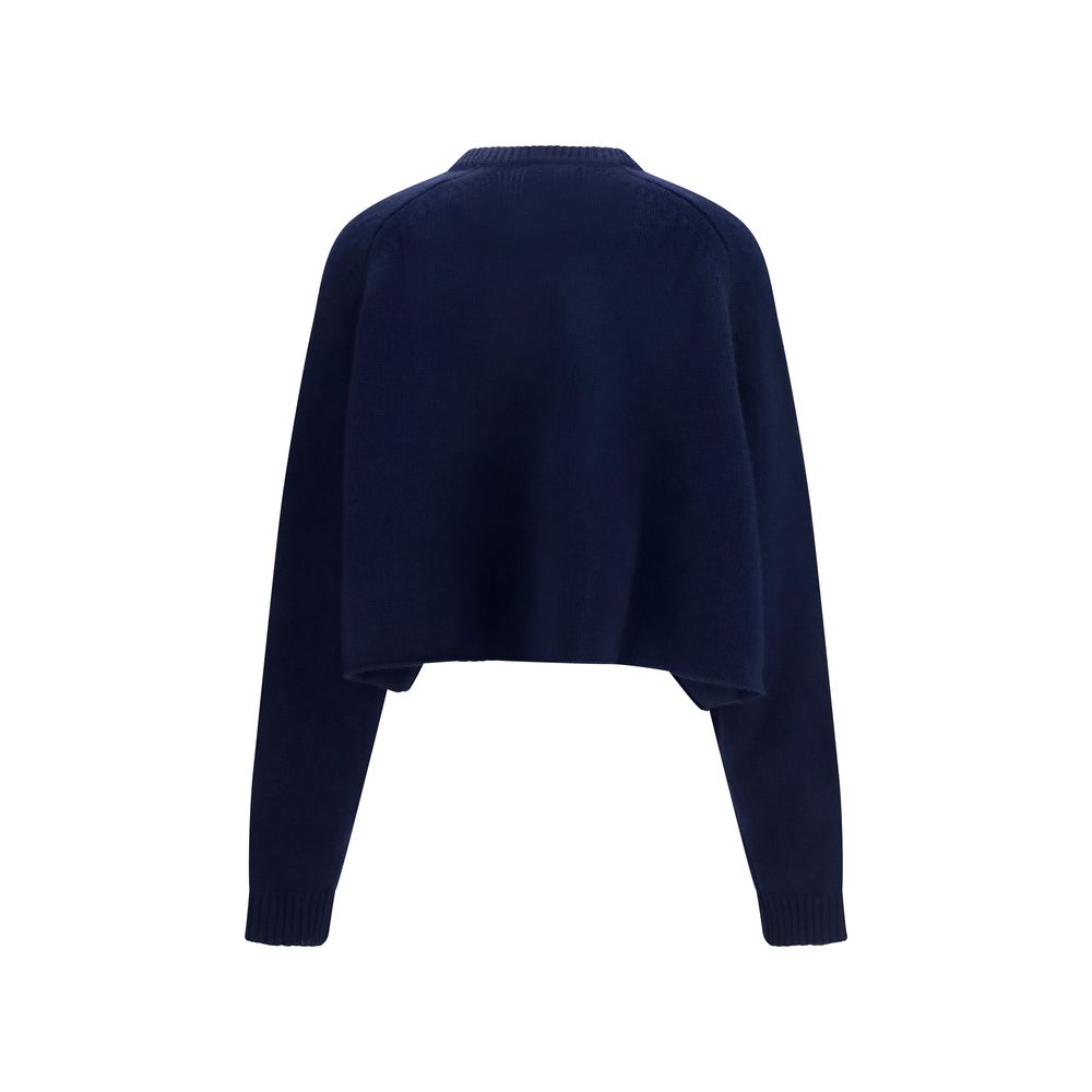 Lisa Yang Blauer Kaschmirpullover