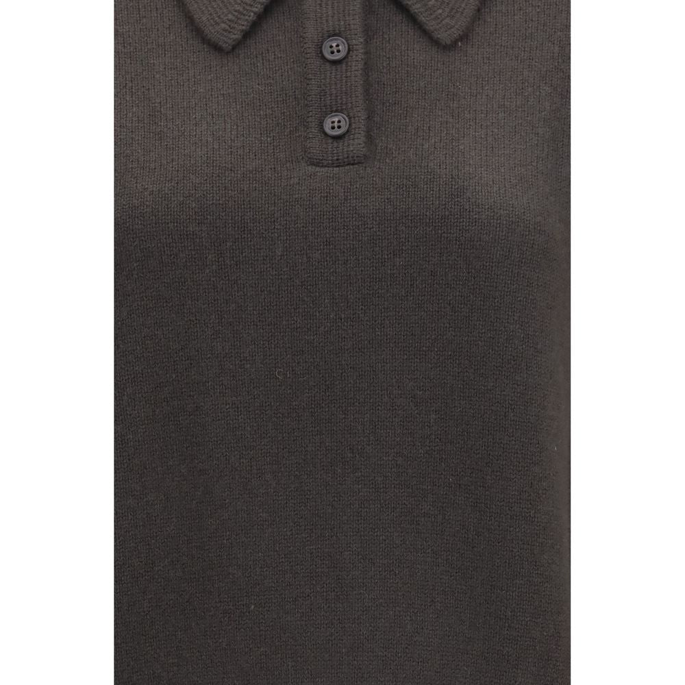 Lisa Yang Brauner Kaschmirpullover