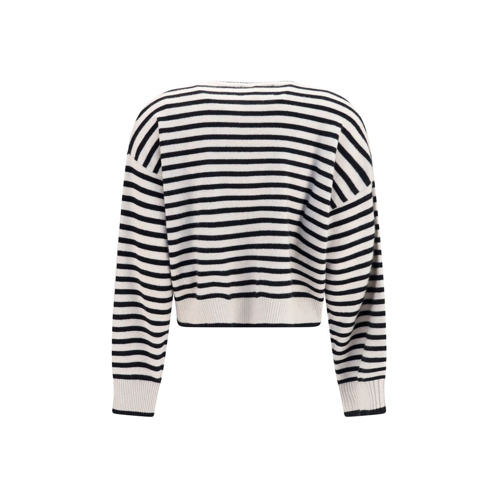 Lisa Yang Mehrfarbige Kaschmir-Strickjacke