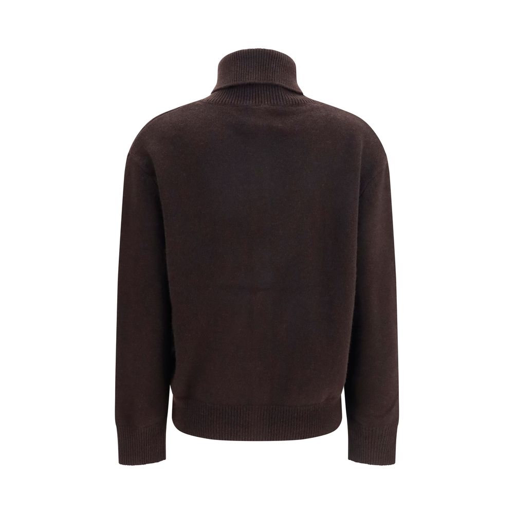 Lisa Yang Brauner Kaschmir-Strickjacke