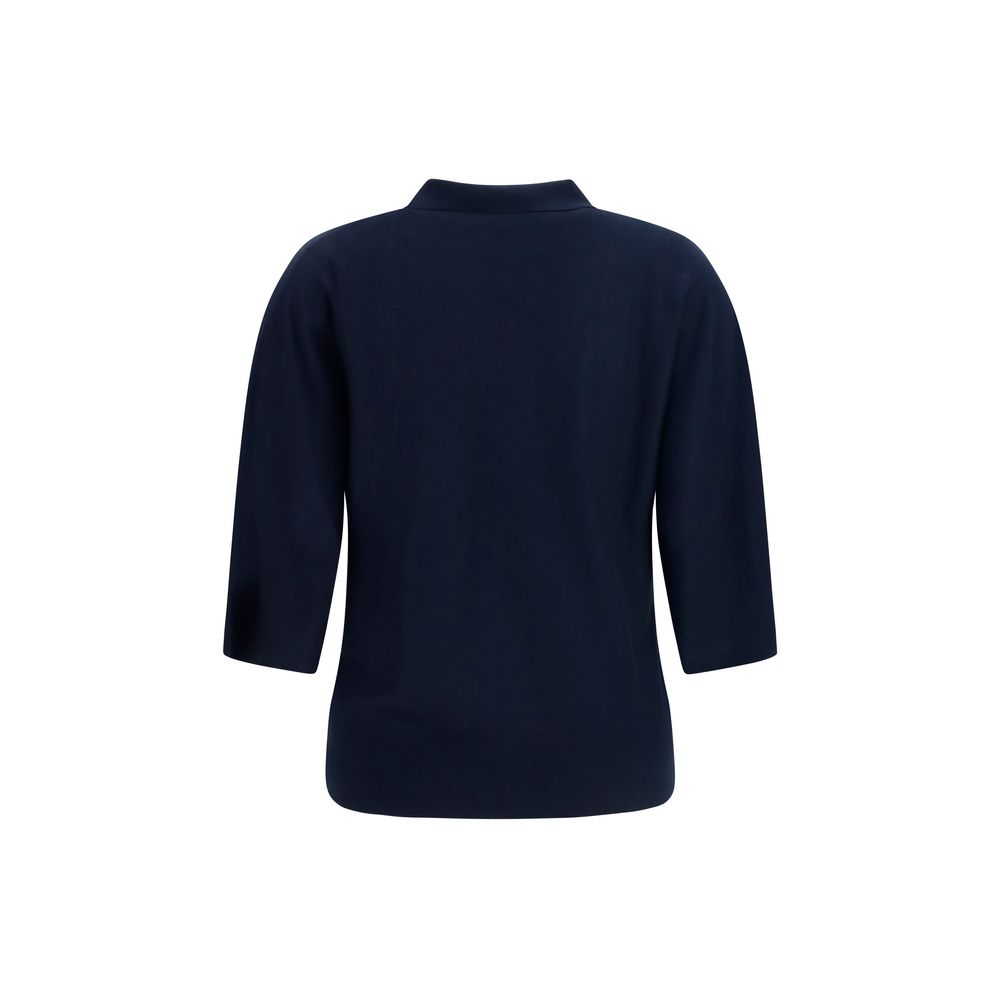Lisa Yang Blauer Kaschmirpullover