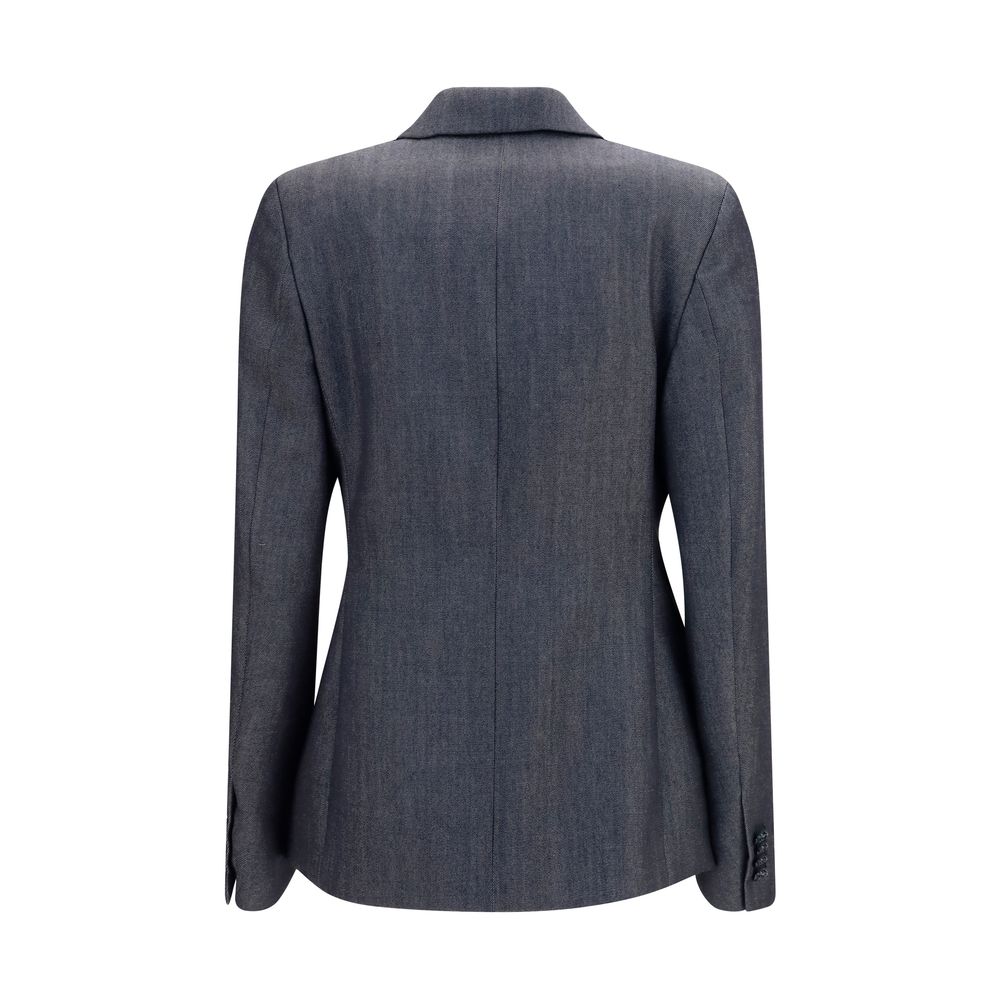 Balenciaga Grauer Woll-Oves Aries Blazer