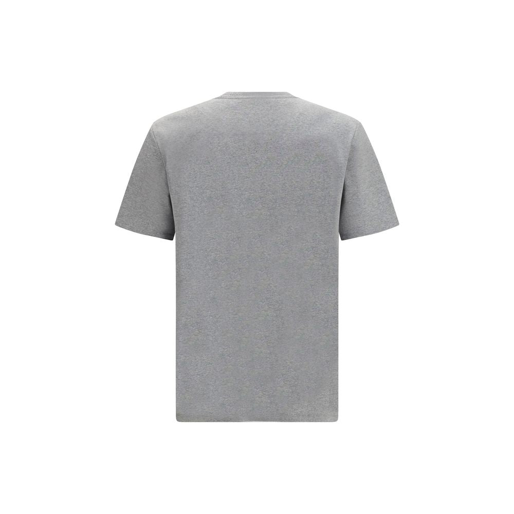 Balmain Graues Baumwoll-T-Shirt