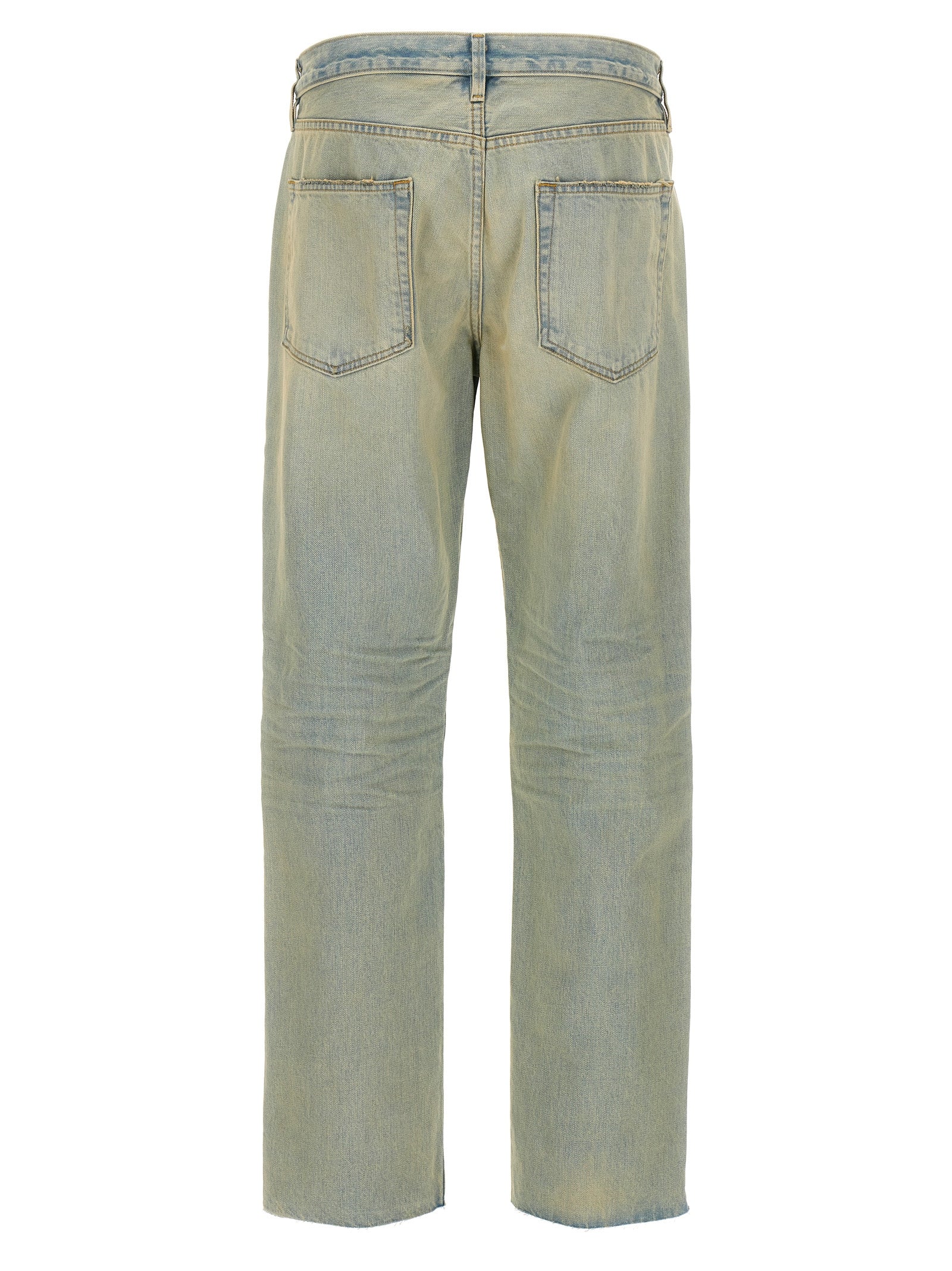 Fear Of God Blaue Jeans aus Baumwolle im geraden Schnitt