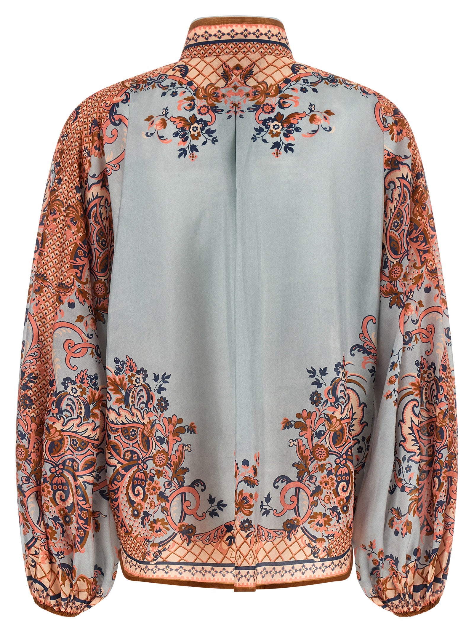 Zimmermann Mehrfarbige Seidenbluse