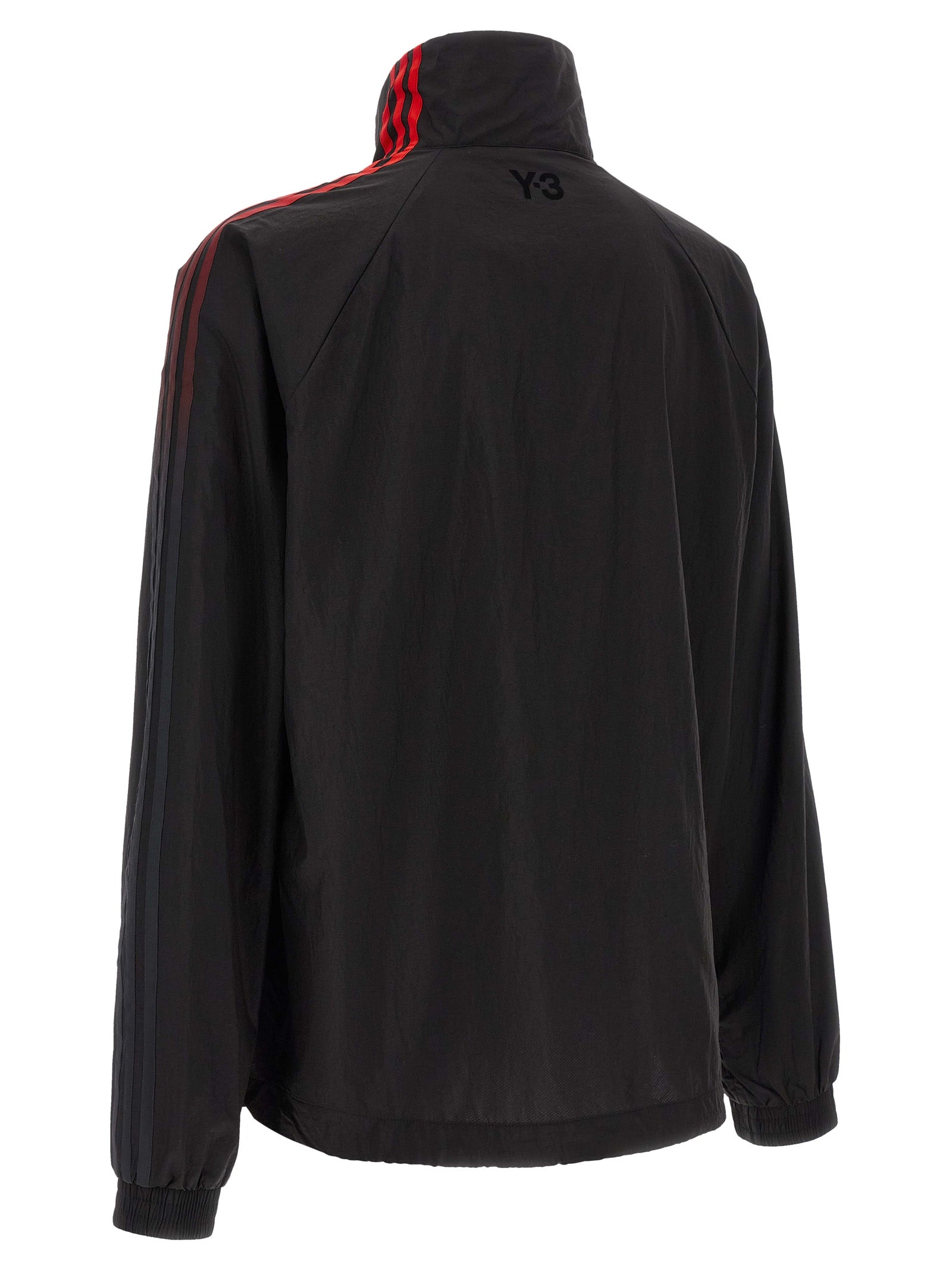 Y-3 Schwarzes Polyamid-Sweatshirt