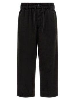 Y-3 Schwarze Trainingshose aus recyceltem Polyester