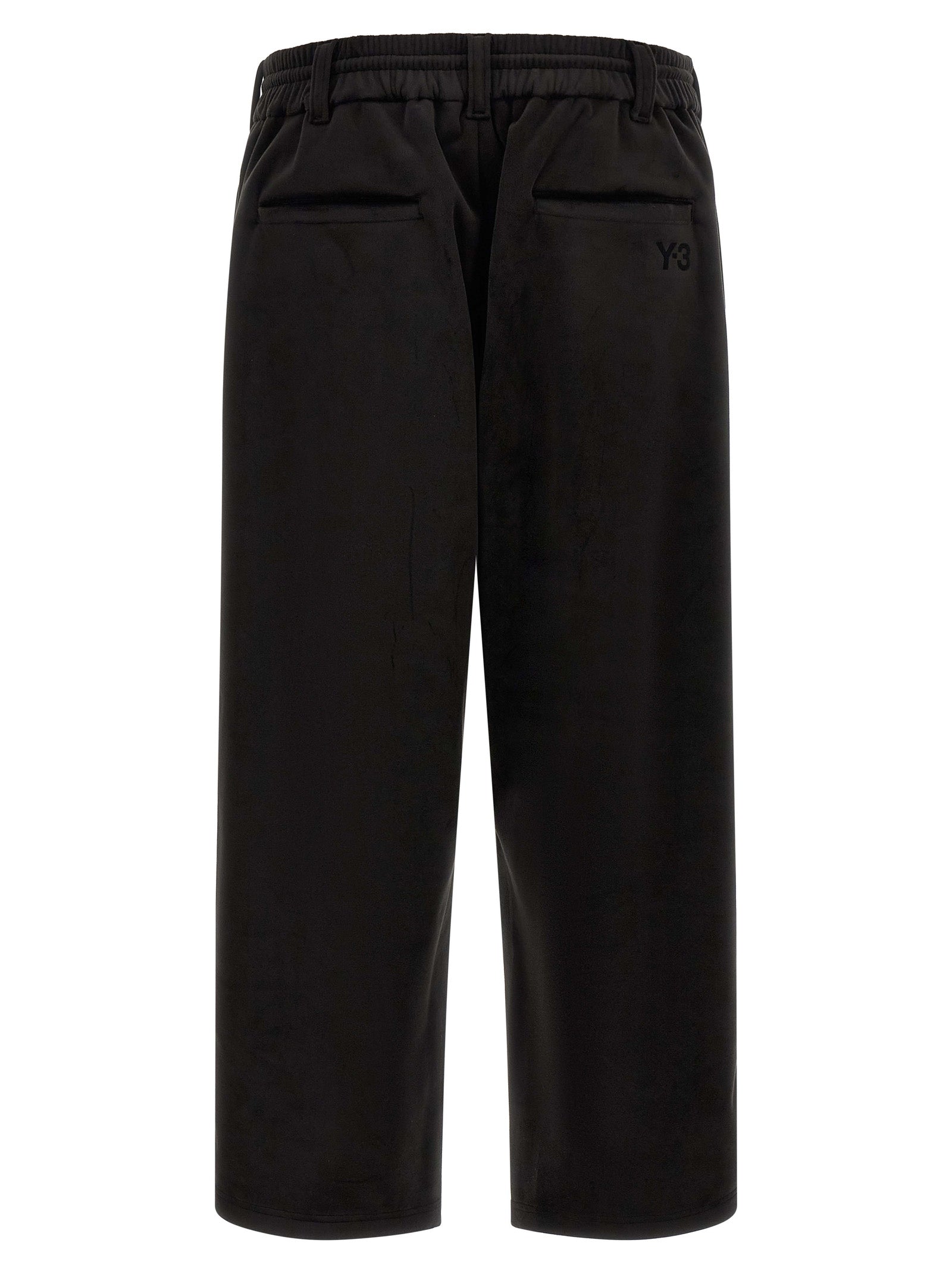 Y-3 Schwarze Trainingshose aus recyceltem Polyester