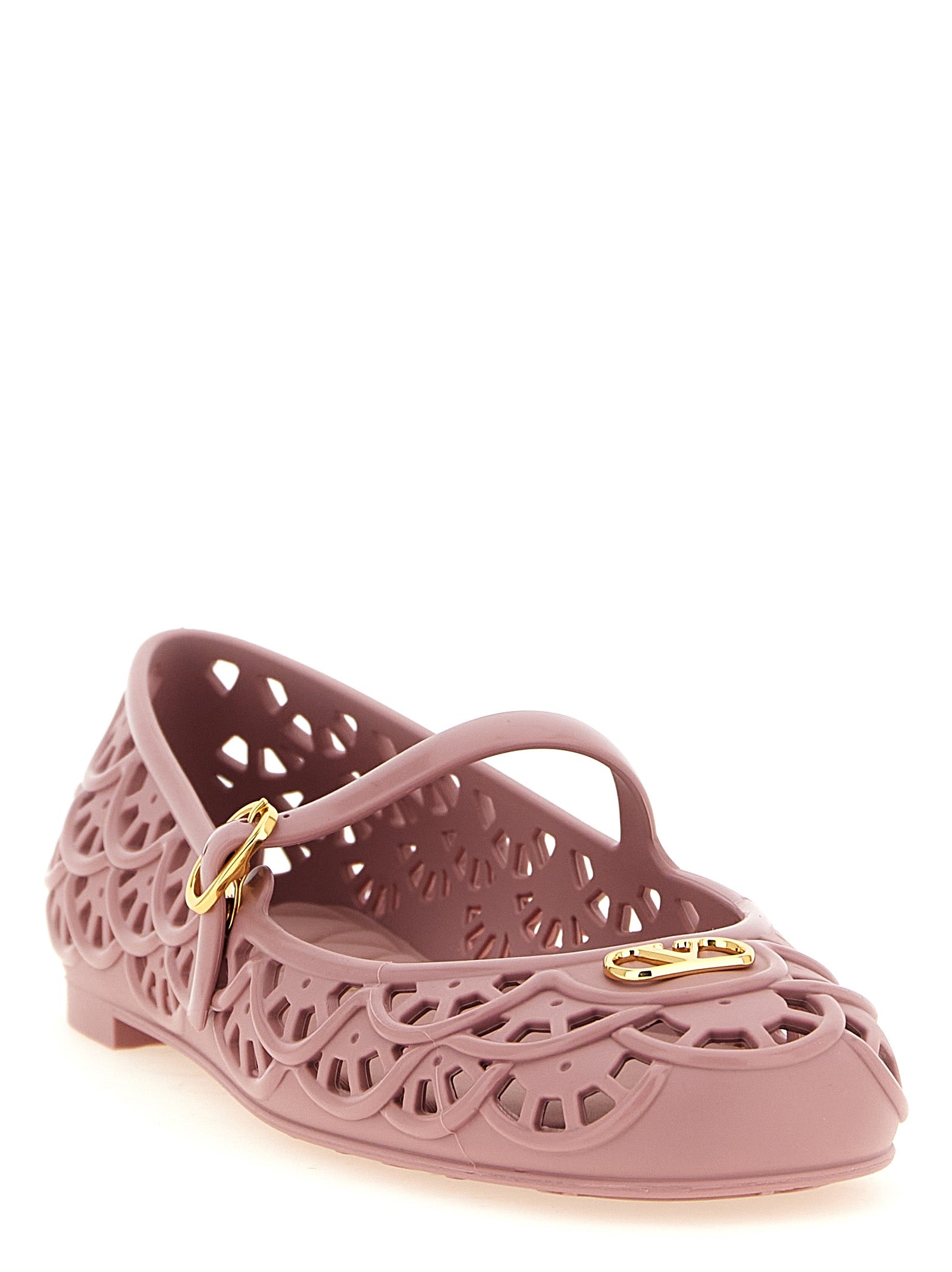 Valentino Garavani Mehrfarbige Ballerinas aus Polyvinyl