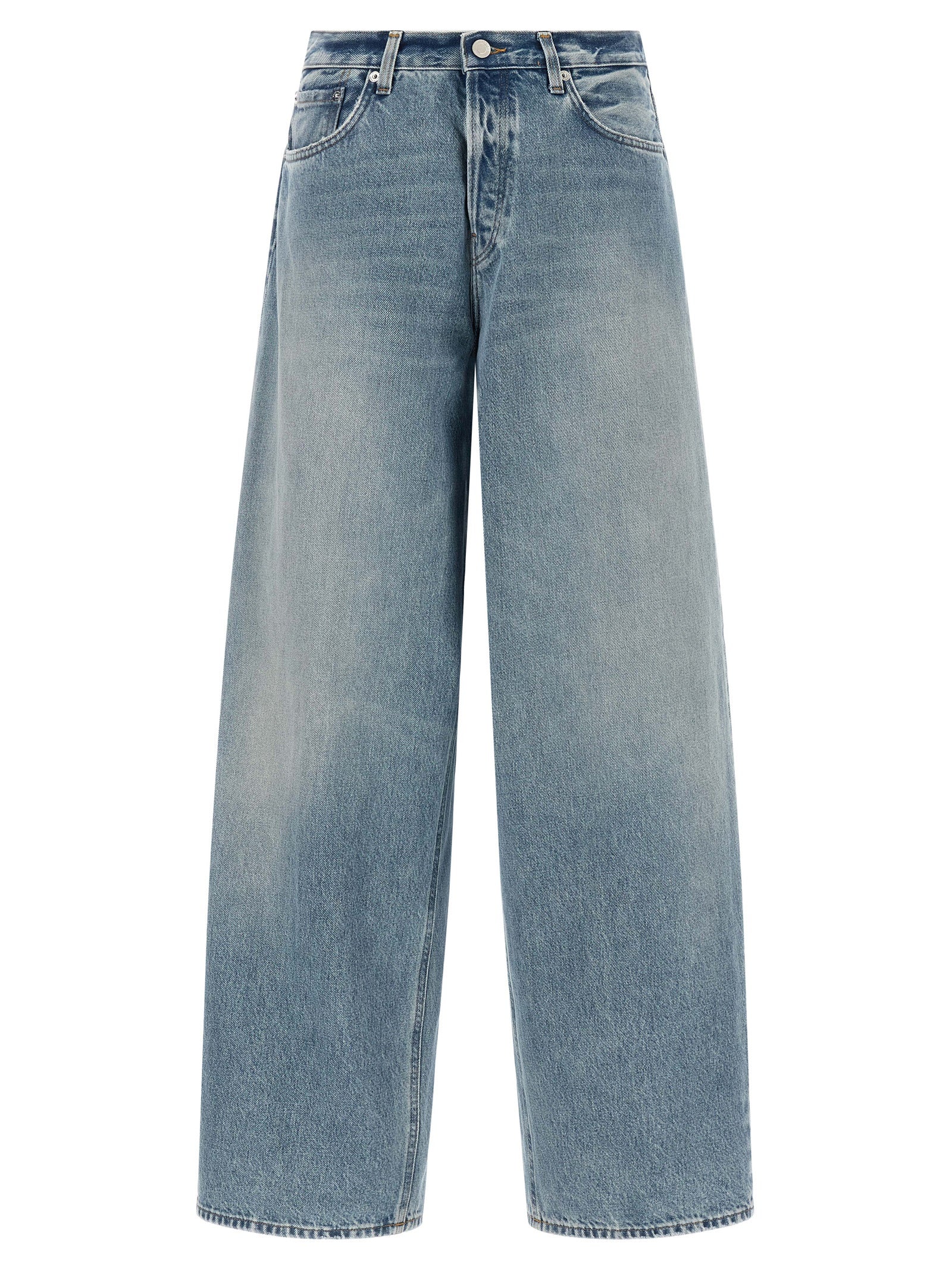 Haikure Blaue Baumwolljeans im Relaxed Fit