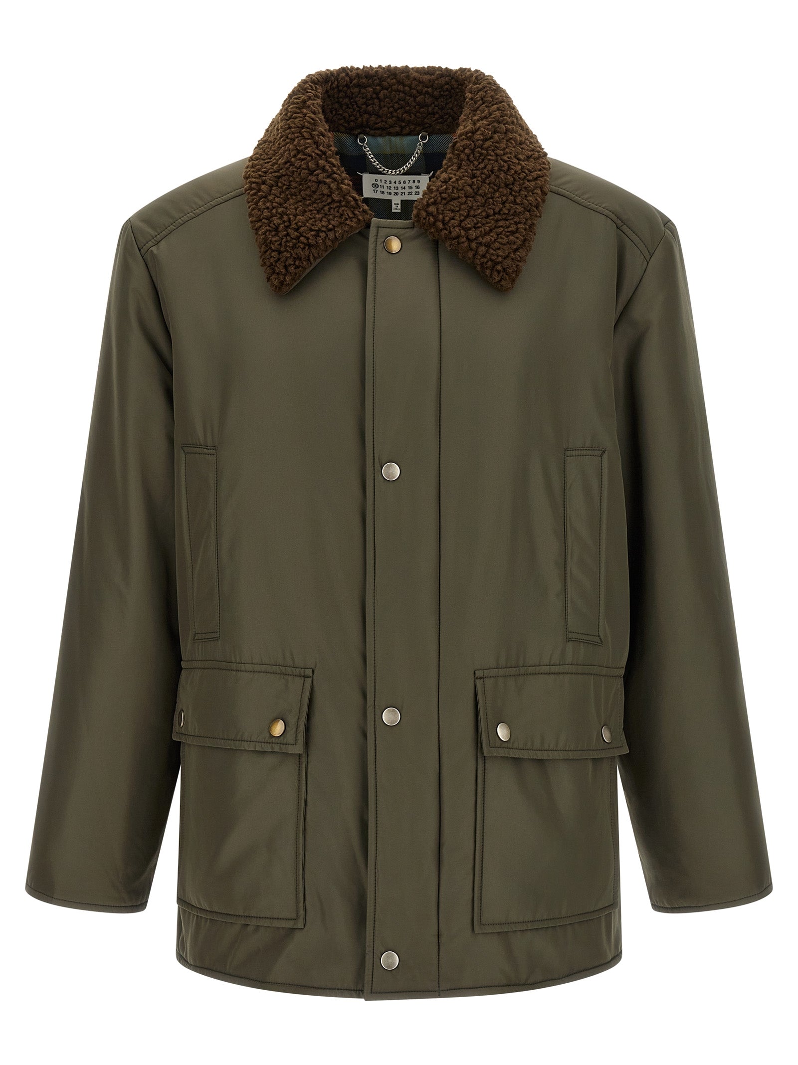 Maison Margiela Zweifarbiger Polyester-Parka