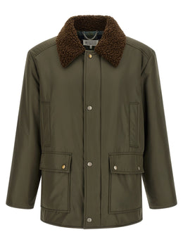 Maison Margiela Zweifarbiger Polyester-Parka