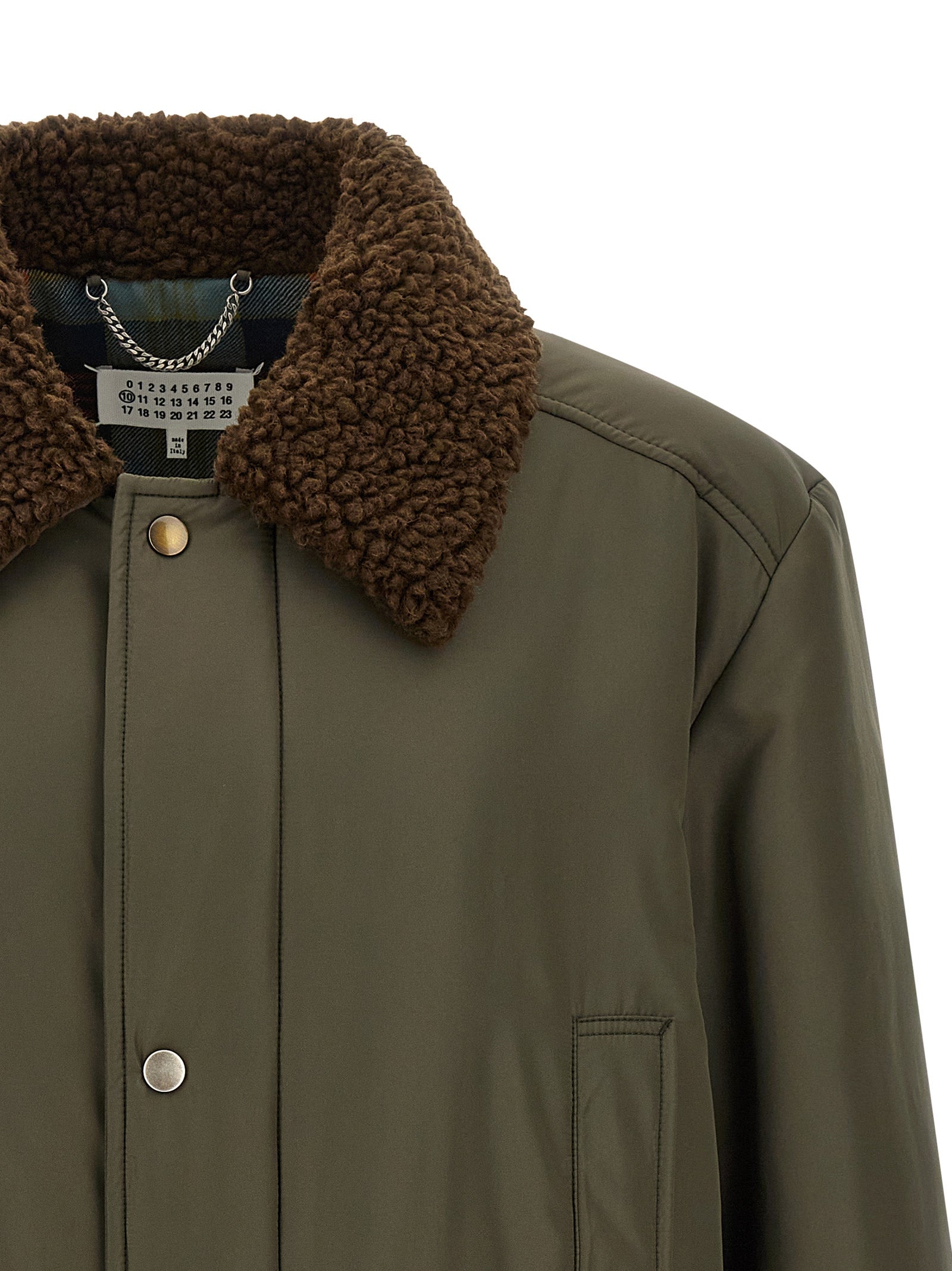 Maison Margiela Zweifarbiger Polyester-Parka