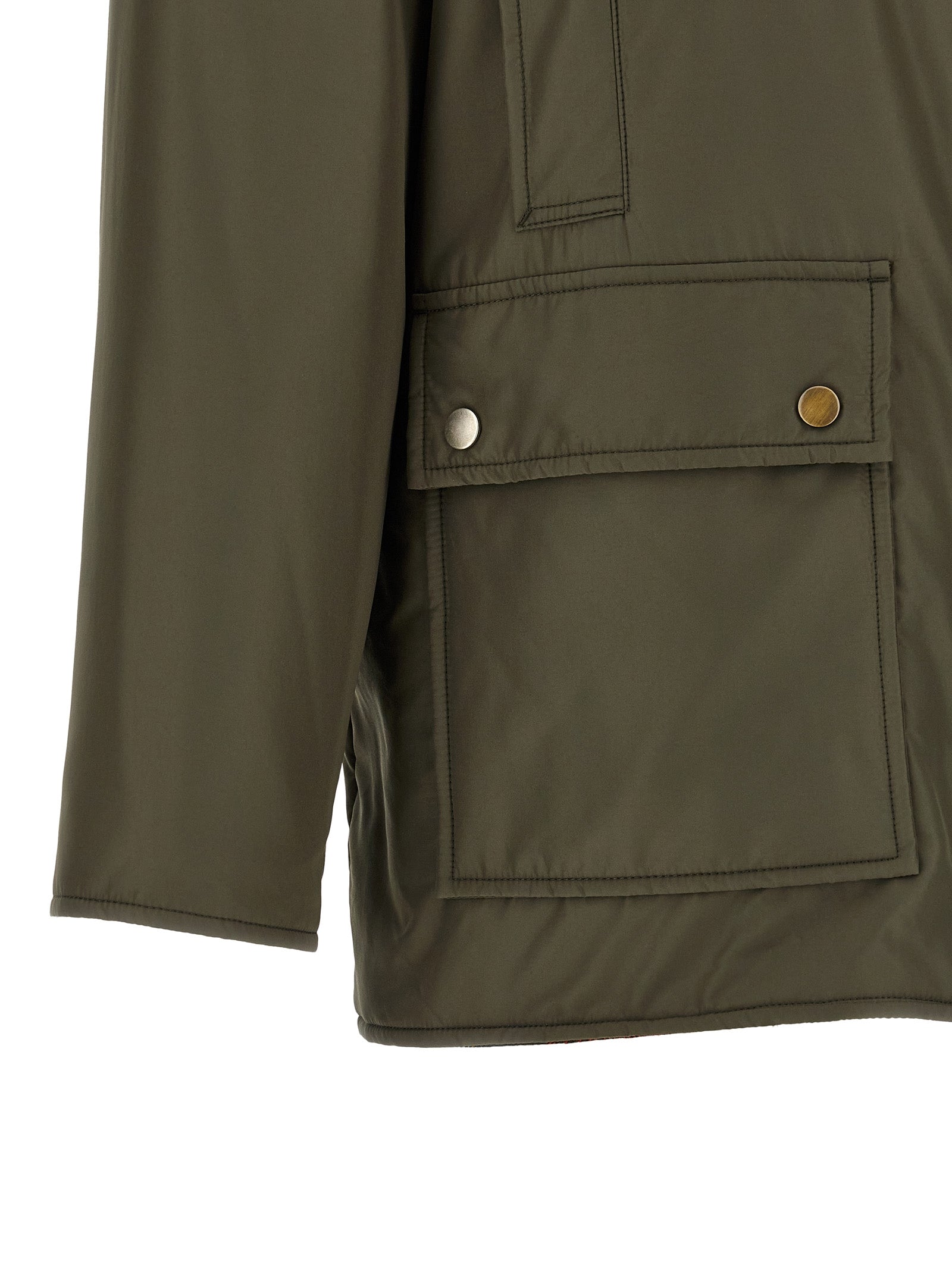 Maison Margiela Zweifarbiger Polyester-Parka