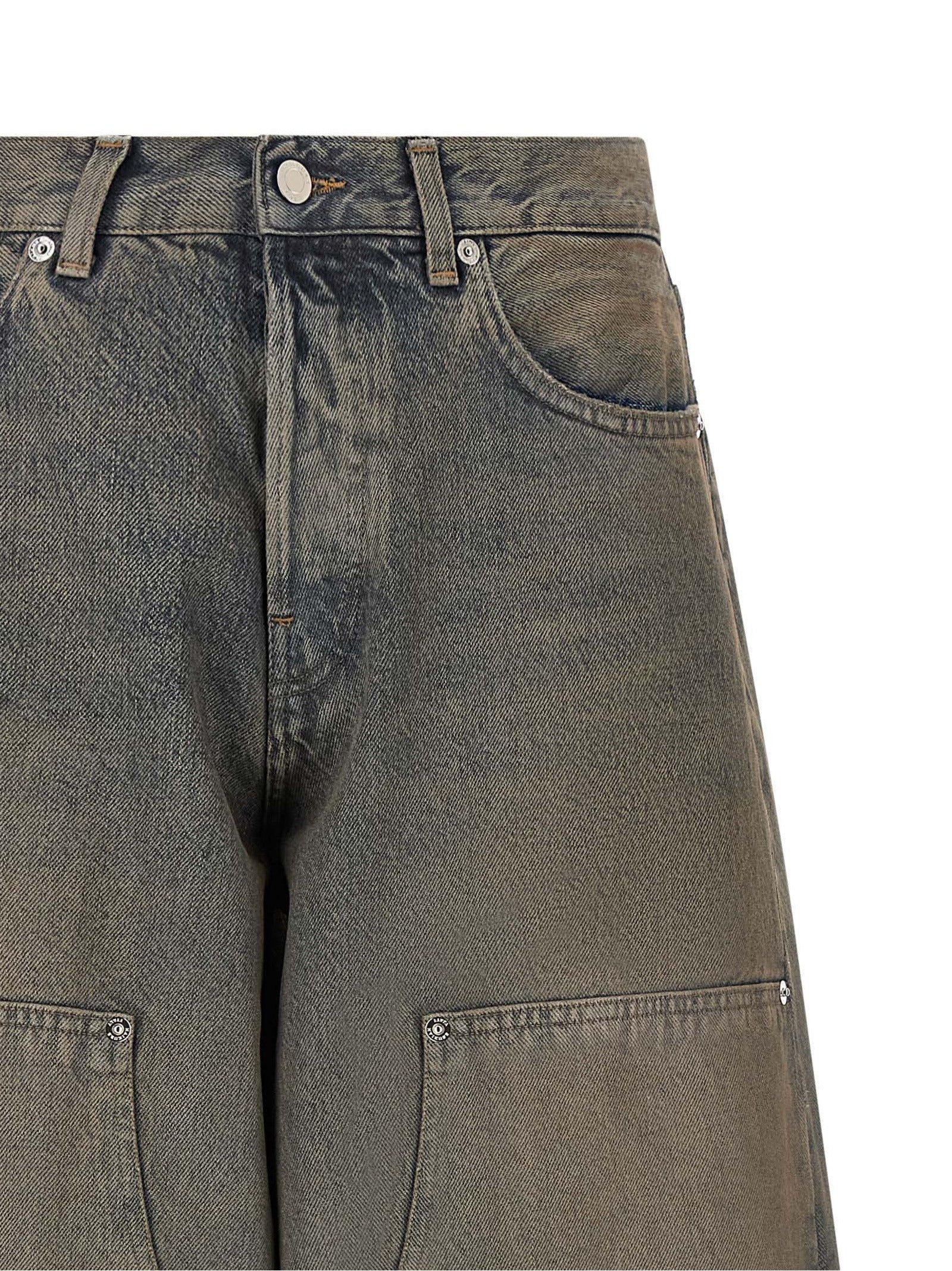 Haikure Blaue Baumwolljeans im Relaxed Fit