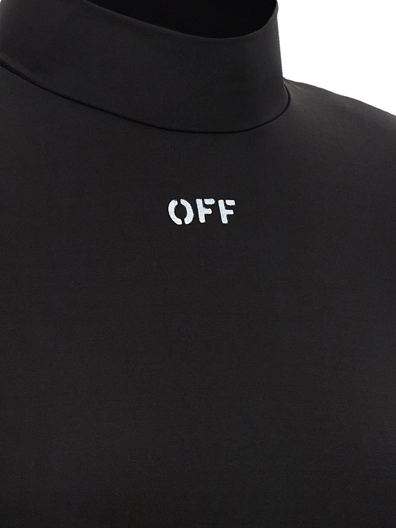 Off-White Schwarzes Hemd aus Acetat