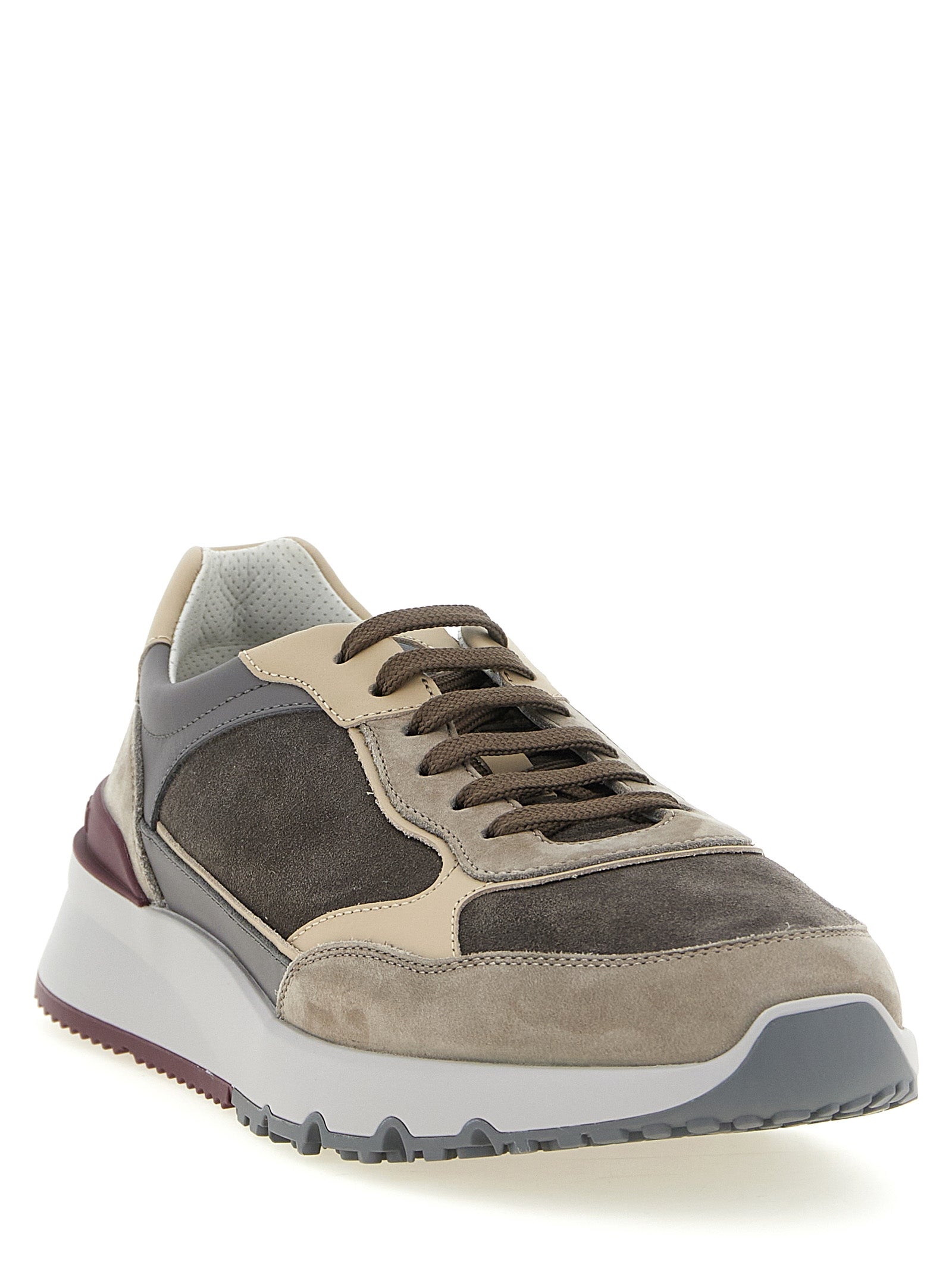 Brunello Cucinelli Bunte Sneaker aus Kalbsleder