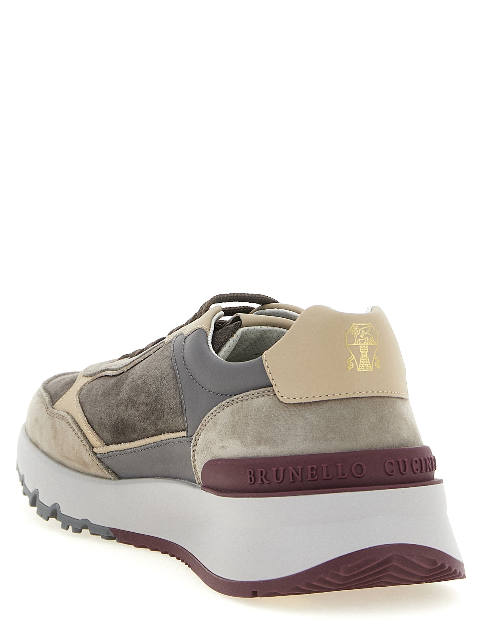 Brunello Cucinelli Bunte Sneaker aus Kalbsleder